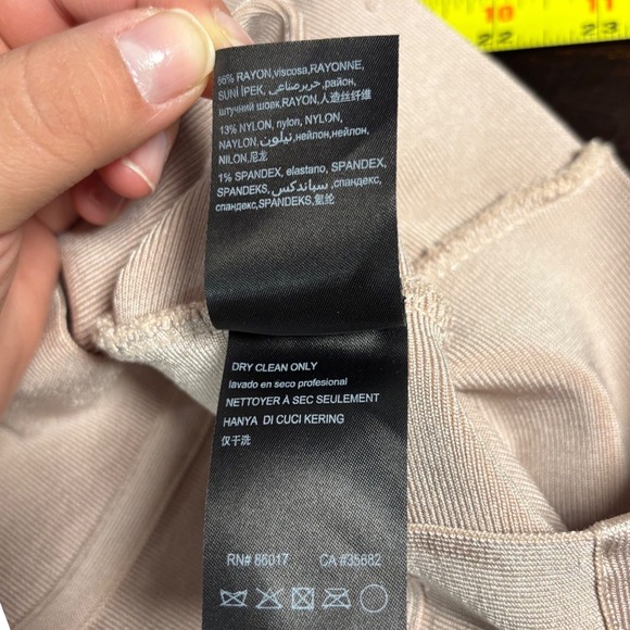 Bebe Rose Dust Bandage V Neck Sleeveless Mini Dress Sz XS Y2K event hoco club - Picture 5 of 7